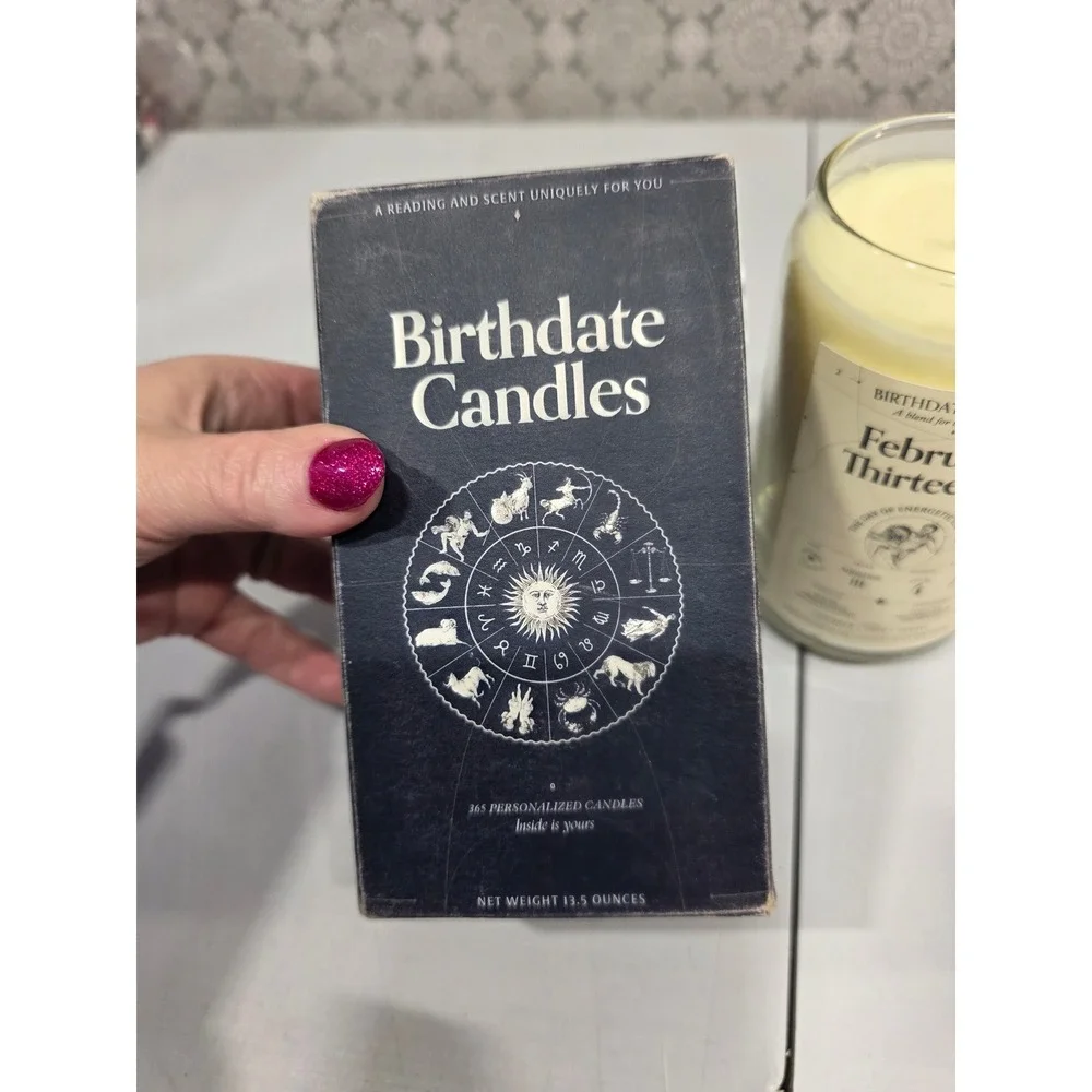 Birthdate Candles February Thirteenth Aquarius Zodiac Astrology‎ Scented Candle